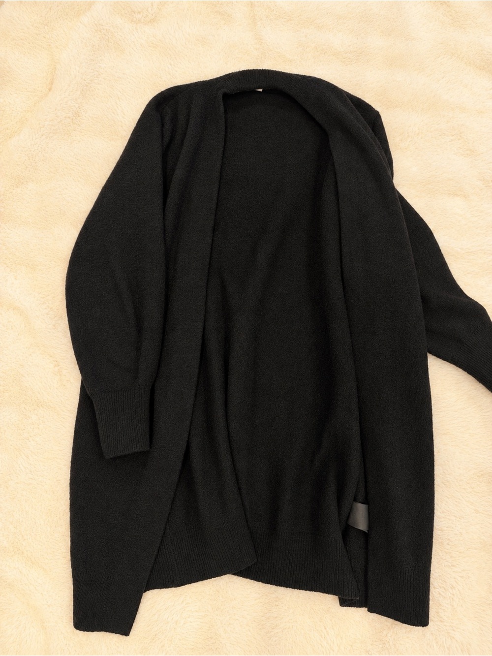 H&M Black Open-Front Women's Cardigan